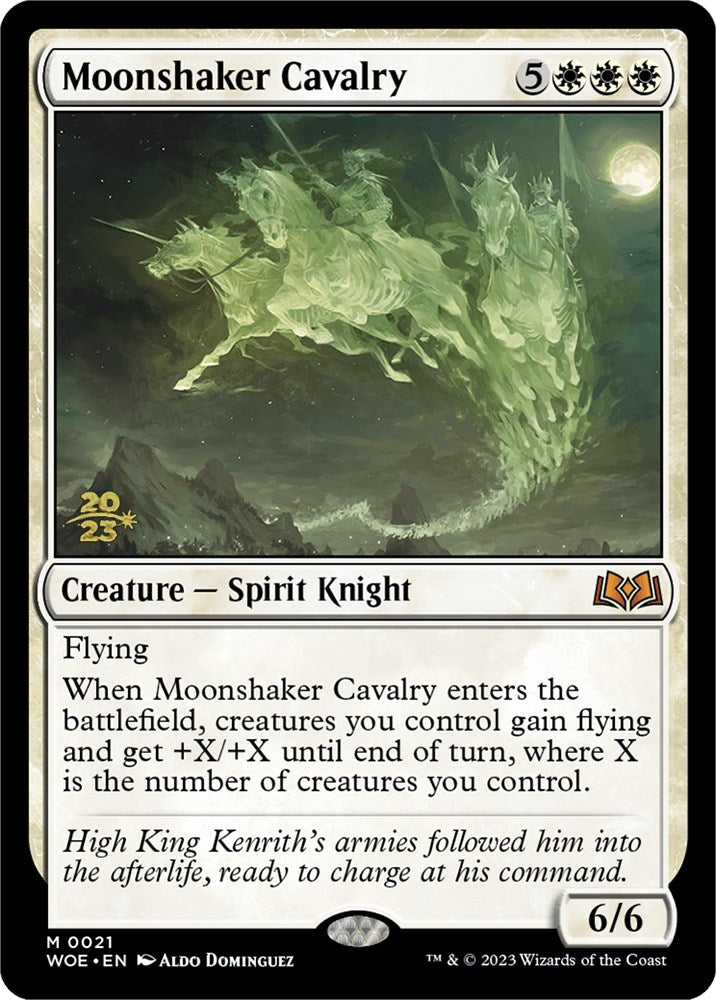 Moonshaker Cavalry [Wilds of Eldraine Prerelease Promos] | Exor Games Summserside