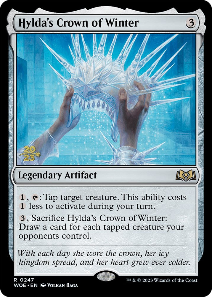 Hylda's Crown of Winter [Wilds of Eldraine Prerelease Promos] | Exor Games Summserside