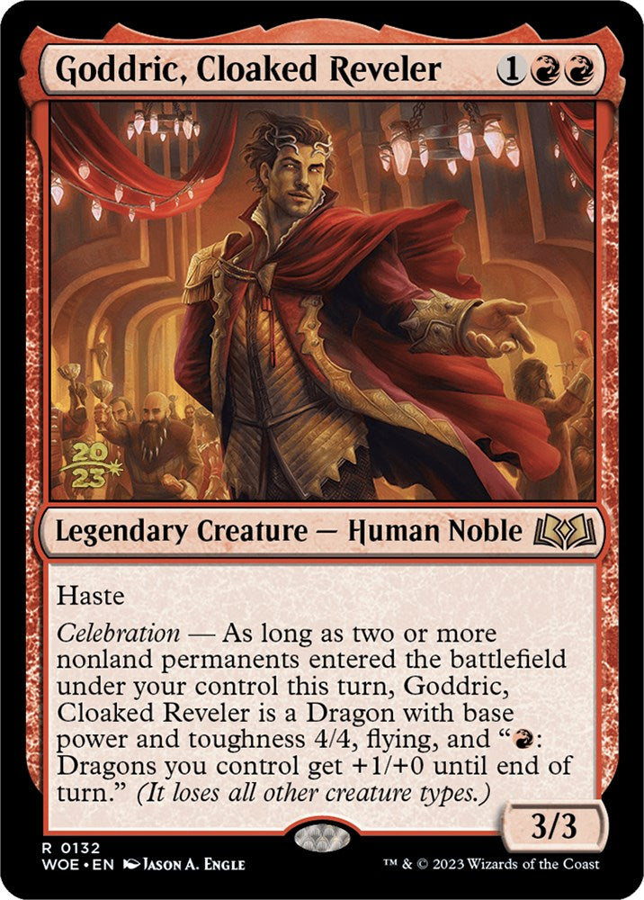 Goddric, Cloaked Reveler [Wilds of Eldraine Prerelease Promos] | Exor Games Summserside