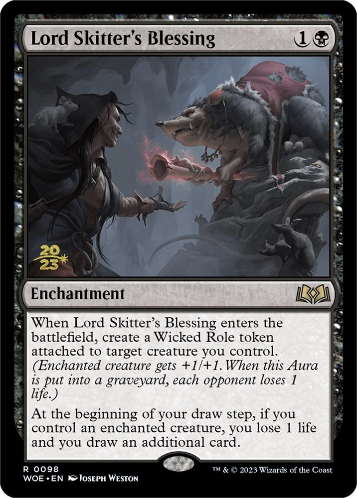 Lord Skitter's Blessing [Wilds of Eldraine Prerelease Promos] | Exor Games Summserside