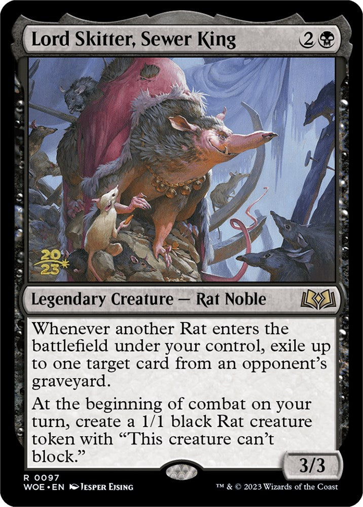 Lord Skitter, Sewer King [Wilds of Eldraine Prerelease Promos] | Exor Games Summserside