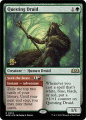 Questing Druid // Seek the Beast [Wilds of Eldraine Prerelease Promos] | Exor Games Summserside