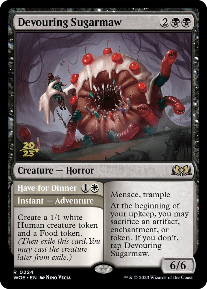 Devouring Sugarmaw // Have for Dinner [Wilds of Eldraine Prerelease Promos] | Exor Games Summserside