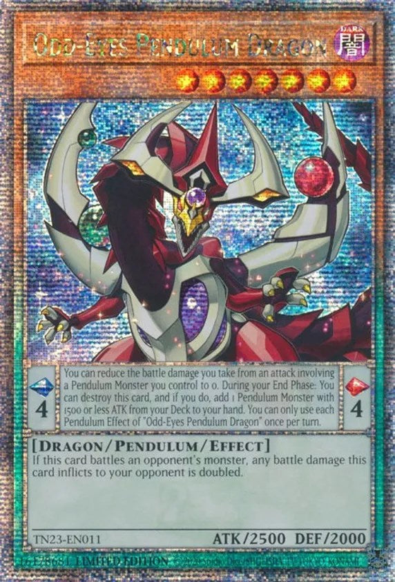 Odd-Eyes Pendulum Dragon [TN23-EN011] Quarter Century Secret Rare | Exor Games Summserside