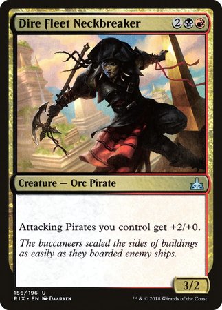 Dire Fleet Neckbreaker [Rivals of Ixalan] | Exor Games Summserside