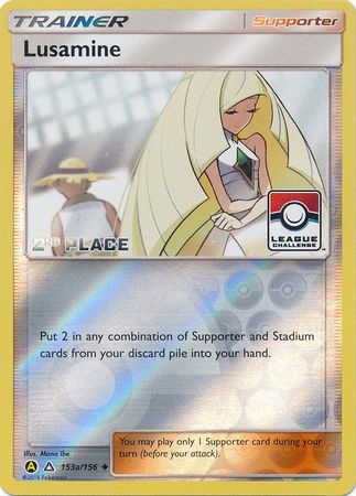 Lusamine (153a/156) (League Challenge Alt Art 2nd Place) [Sun & Moon: Ultra Prism] | Exor Games Summserside