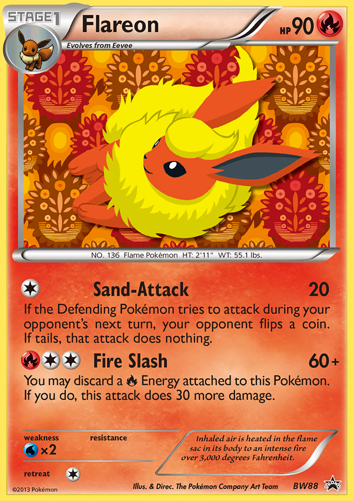 Flareon (BW88) [Black & White: Black Star Promos] | Exor Games Summserside