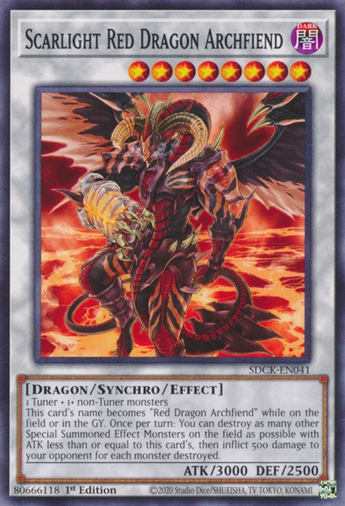 Scarlight Red Dragon Archfiend [SDCK-EN041] Common | Exor Games Summserside