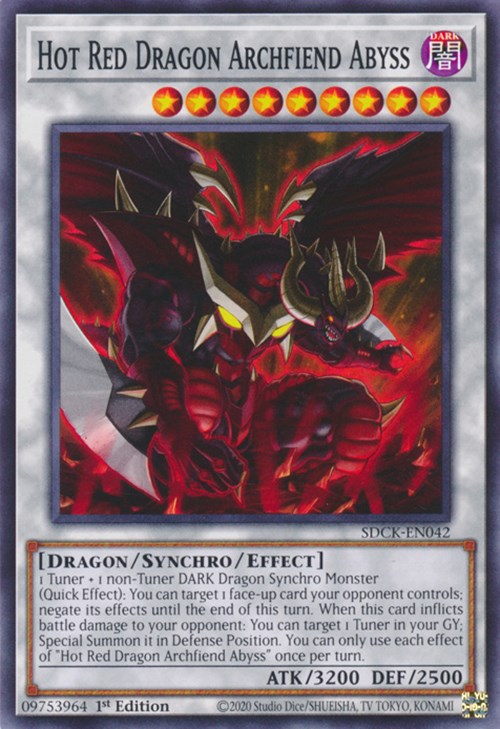 Hot Red Dragon Archfiend Abyss [SDCK-EN042] Common | Exor Games Summserside