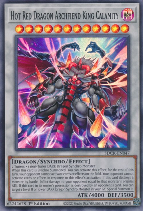 Hot Red Dragon Archfiend King Calamity [SDCK-EN047] Super Rare | Exor Games Summserside