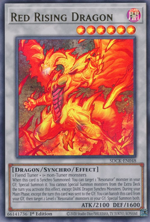 Red Rising Dragon [SDCK-EN048] Ultra Rare | Exor Games Summserside