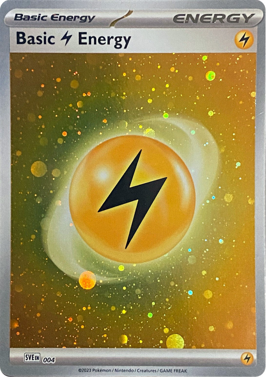 Basic Lightning Energy (004) (Cosmos Holo) [Scarlet & Violet: Base Set] | Exor Games Summserside