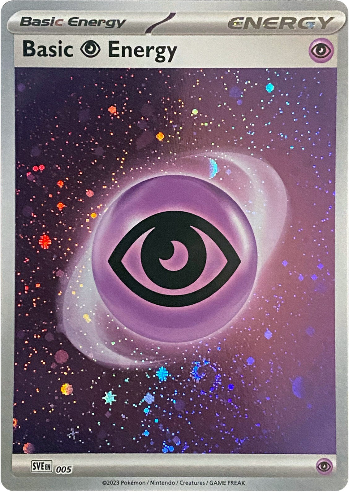 Basic Psychic Energy (005) (Cosmos Holo) [Scarlet & Violet: Base Set] | Exor Games Summserside