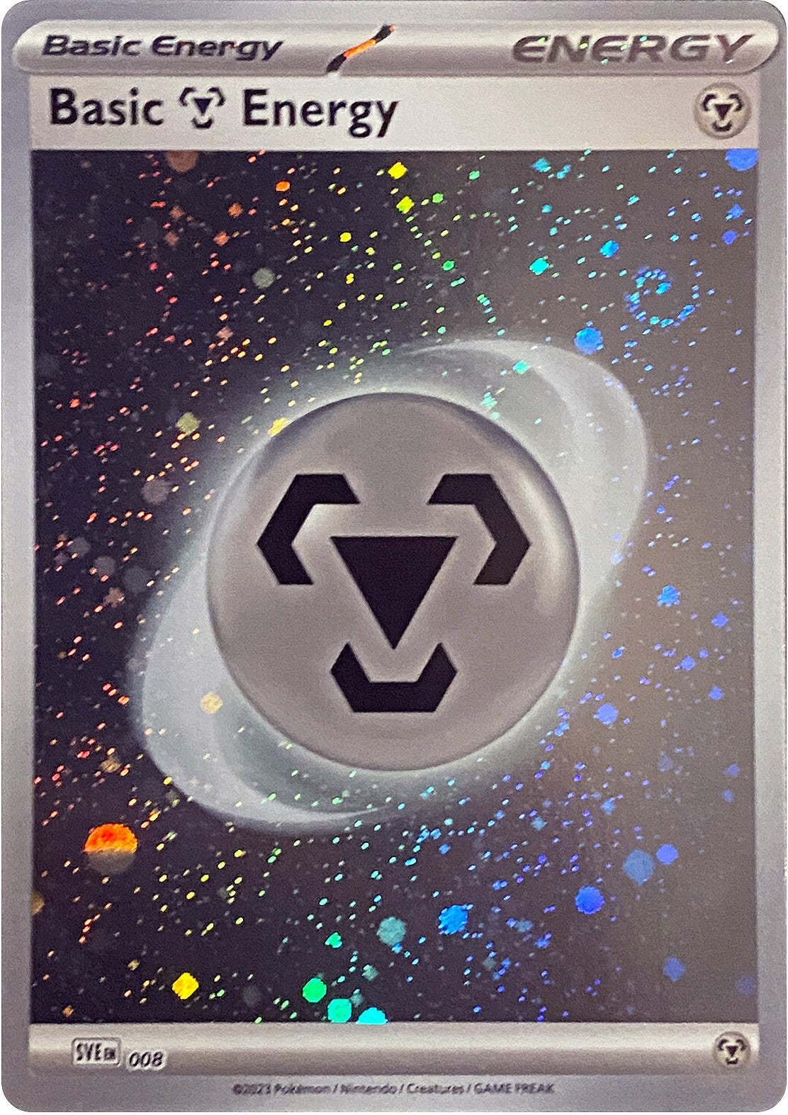 Basic Metal Energy (008) (Cosmos Holo) [Scarlet & Violet: Base Set] | Exor Games Summserside