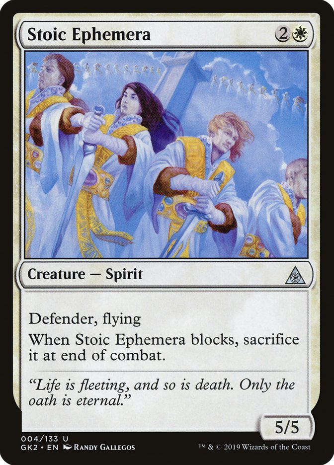 Stoic Ephemera [Ravnica Allegiance Guild Kit] | Exor Games Summserside
