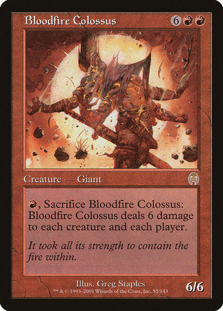 Bloodfire Colossus [Apocalypse] | Exor Games Summserside