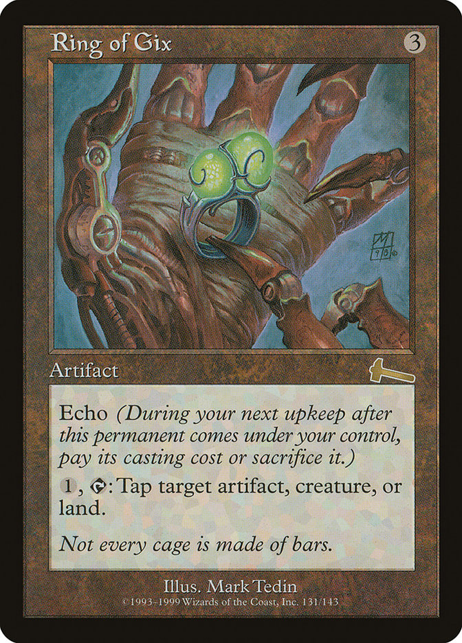Ring of Gix [Urza's Legacy] | Exor Games Summserside
