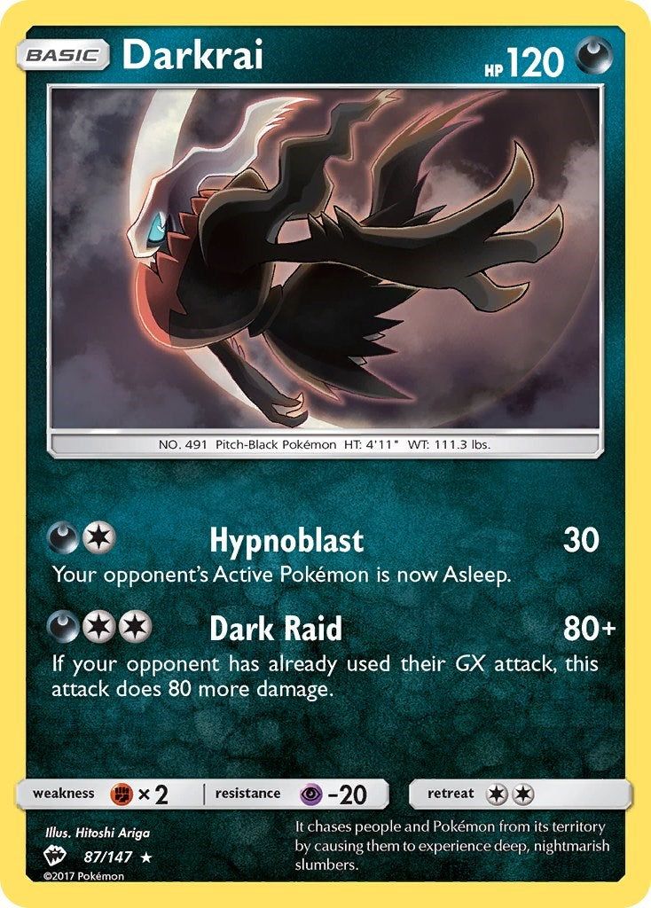 Darkrai (87/147) [Sun & Moon: Burning Shadows] | Exor Games Summserside