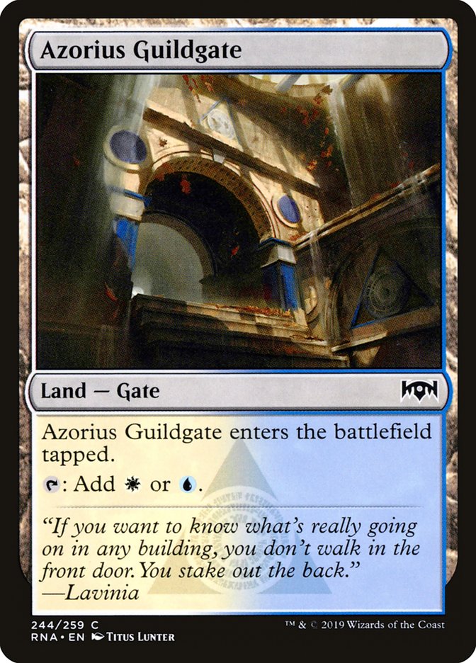 Azorius Guildgate (244/259) [Ravnica Allegiance] | Exor Games Summserside