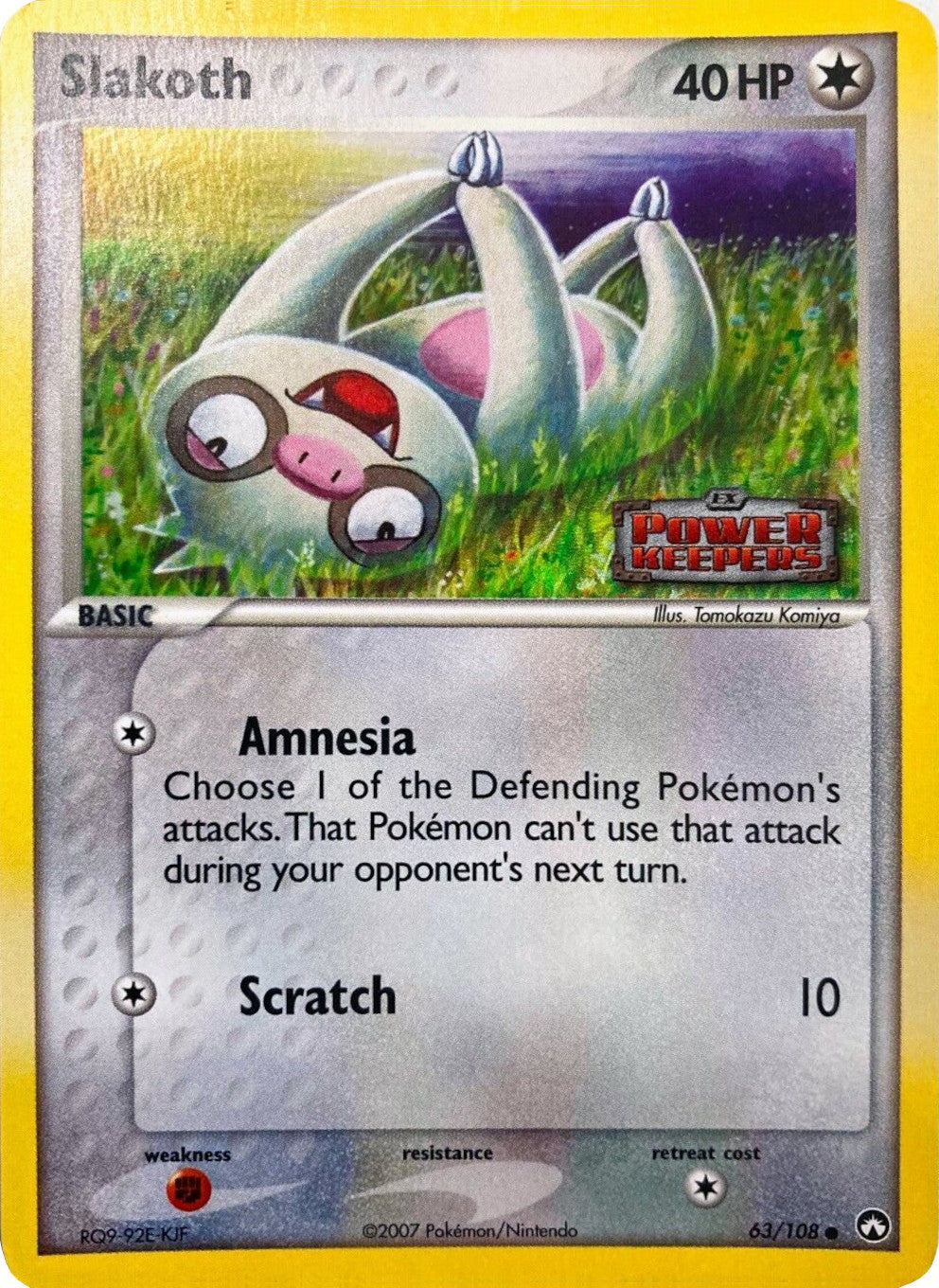 Slakoth (63/108) (Stamped) [EX: Power Keepers] | Exor Games Summserside
