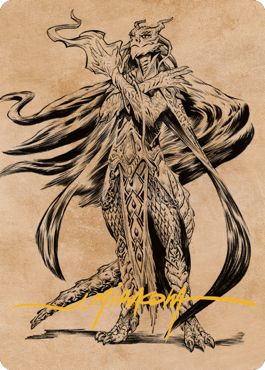 Lozhan, Dragons' Legacy Art Card (Gold-Stamped Signature) [Commander Legends: Battle for Baldur's Gate Art Series] | Exor Games Summserside