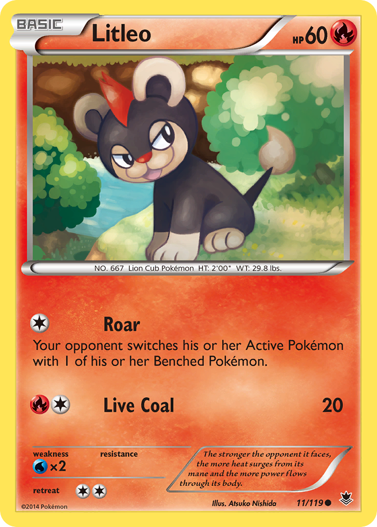 Litleo (11/119) [XY: Phantom Forces] | Exor Games Summserside