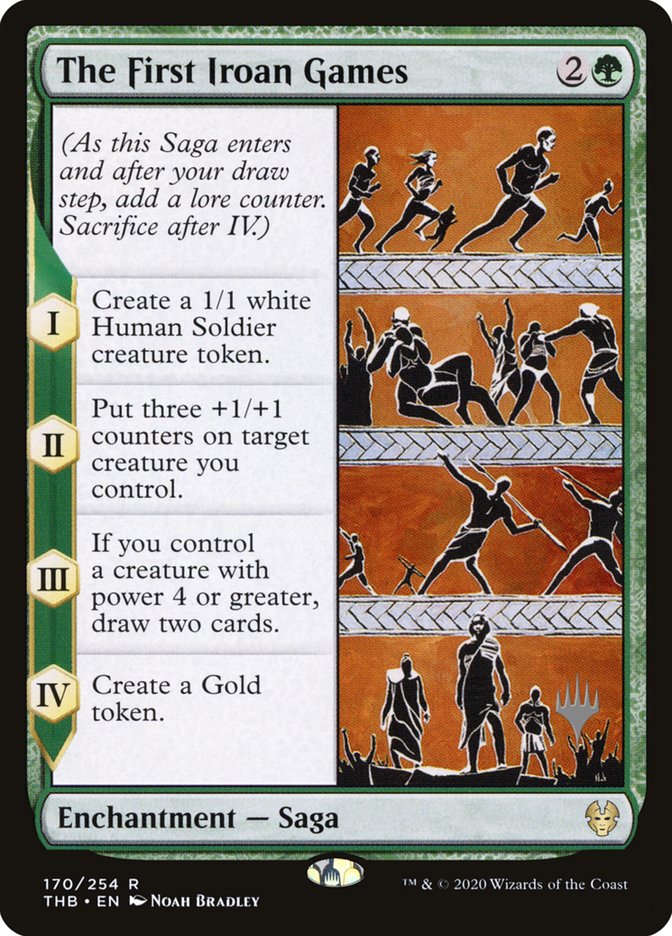 The First Iroan Games (Promo Pack) [Theros Beyond Death Promos] | Exor Games Summserside
