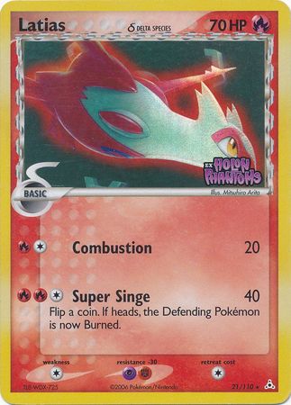 Latias (21/110) (Delta Species) (Stamped) [EX: Holon Phantoms] | Exor Games Summserside