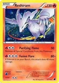 Reshiram (17/116) (Cosmos Holo) [Black & White: Plasma Freeze] | Exor Games Summserside