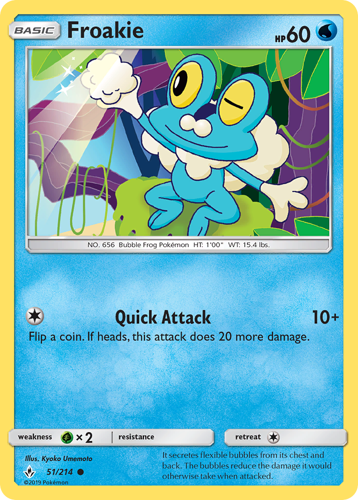 Froakie (51/214) [Sun & Moon: Unbroken Bonds] | Exor Games Summserside