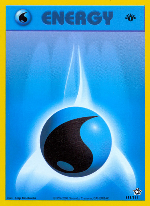 Water Energy (111/111) [Neo Genesis 1st Edition] | Exor Games Summserside