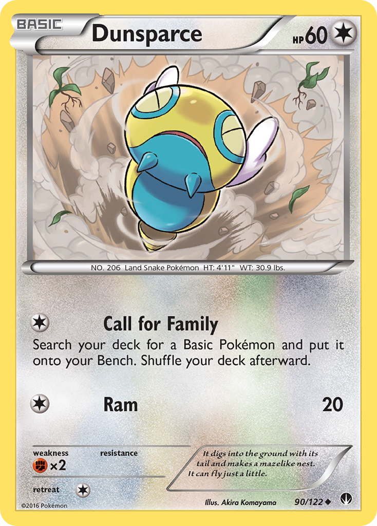 Dunsparce (90/122) [XY: BREAKpoint] | Exor Games Summserside