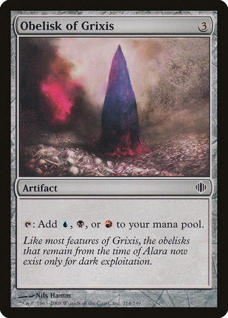 Obelisk of Grixis [Shards of Alara] | Exor Games Summserside