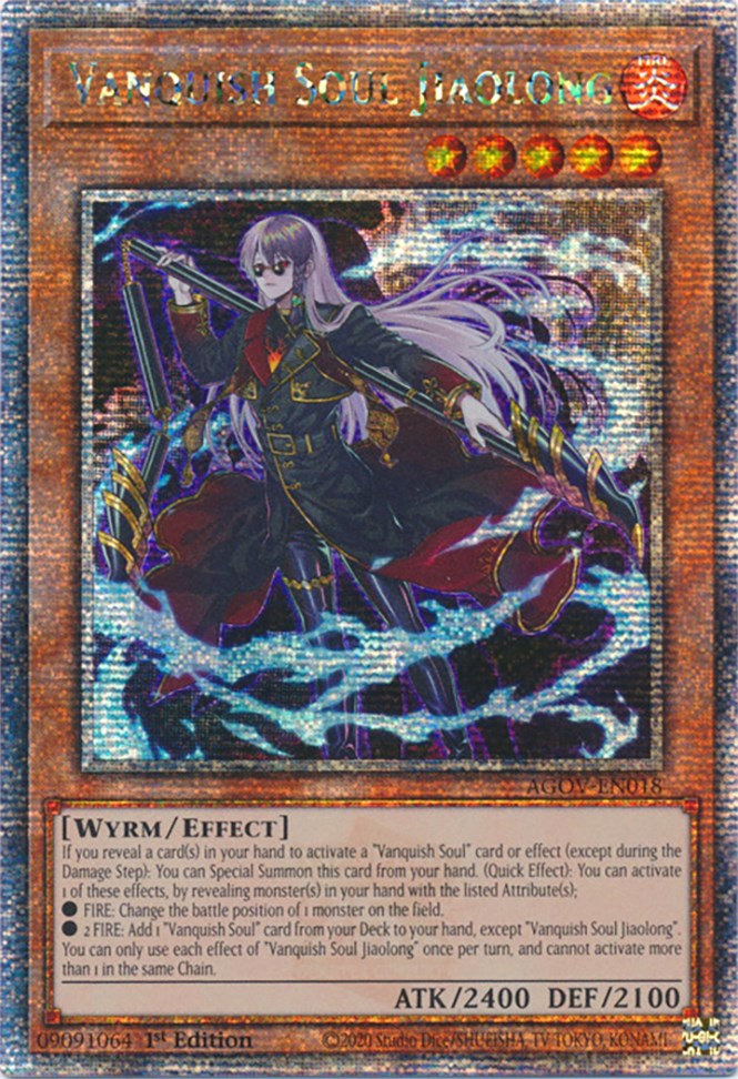 Vanquish Soul Jiaolong (Quarter Century Secret Rare) [AGOV-EN018] Quarter Century Secret Rare | Exor Games Summserside