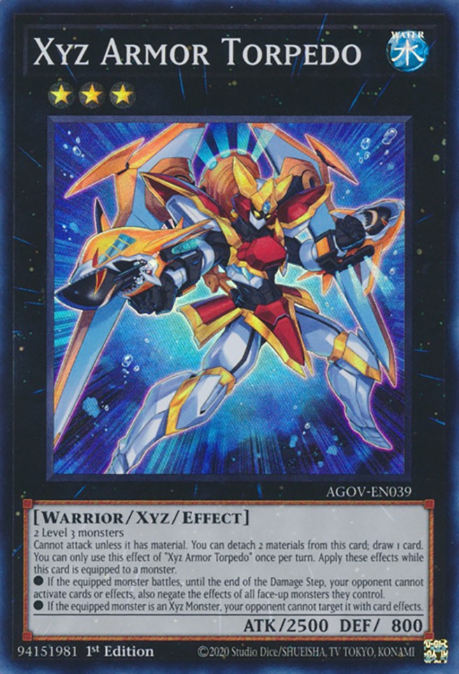 Xyz Armor Torpedo [AGOV-EN039] Super Rare | Exor Games Summserside