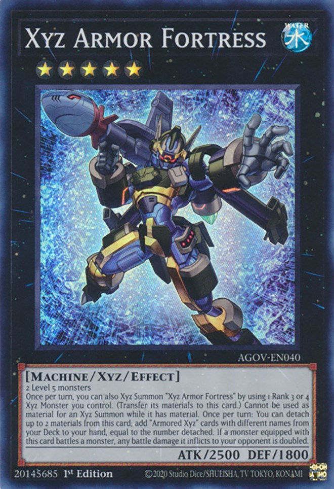 Xyz Armor Fortress [AGOV-EN040] Super Rare | Exor Games Summserside