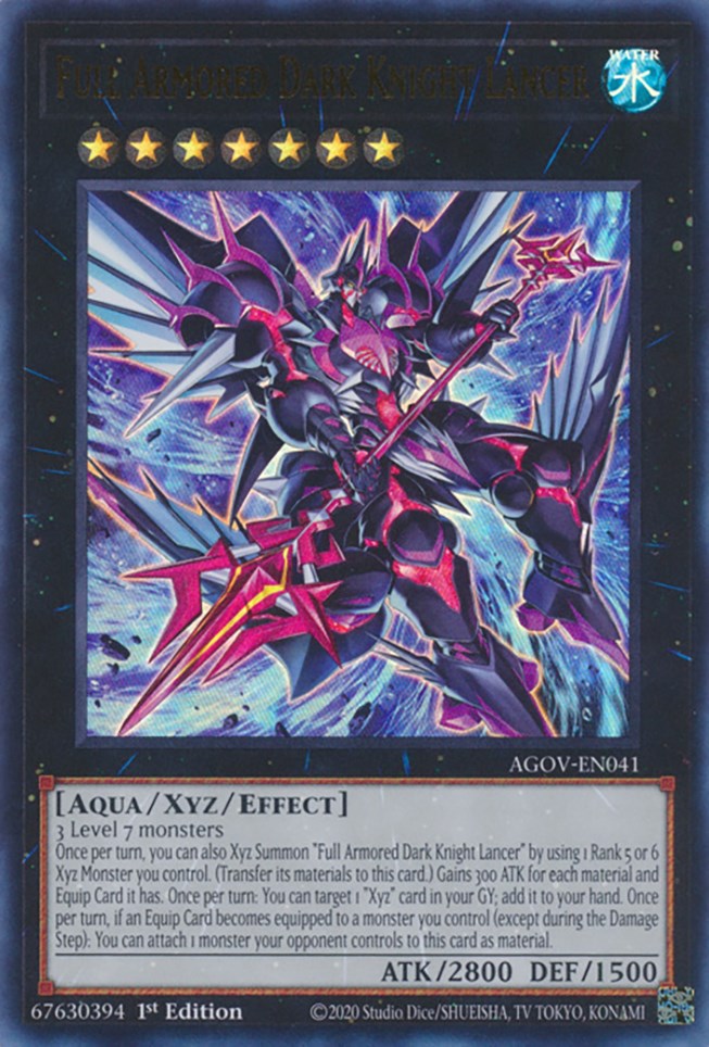 Full Armored Dark Knight Lancer [AGOV-EN041] Ultra Rare | Exor Games Summserside