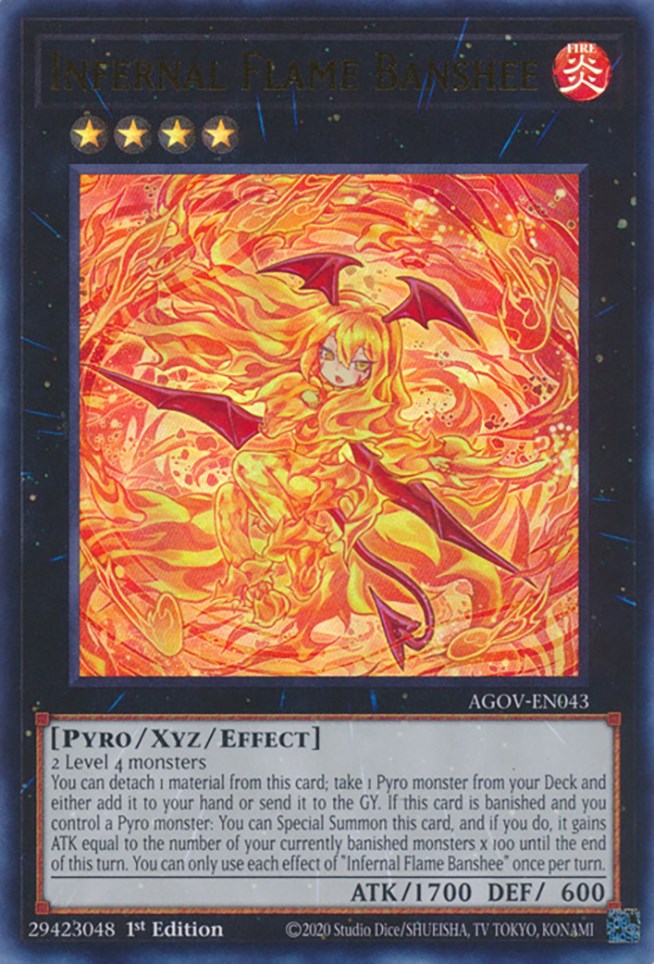 Infernal Flame Banshee [AGOV-EN043] Ultra Rare | Exor Games Summserside