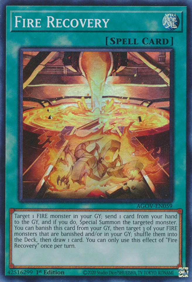 Fire Recovery [AGOV-EN059] Super Rare | Exor Games Summserside