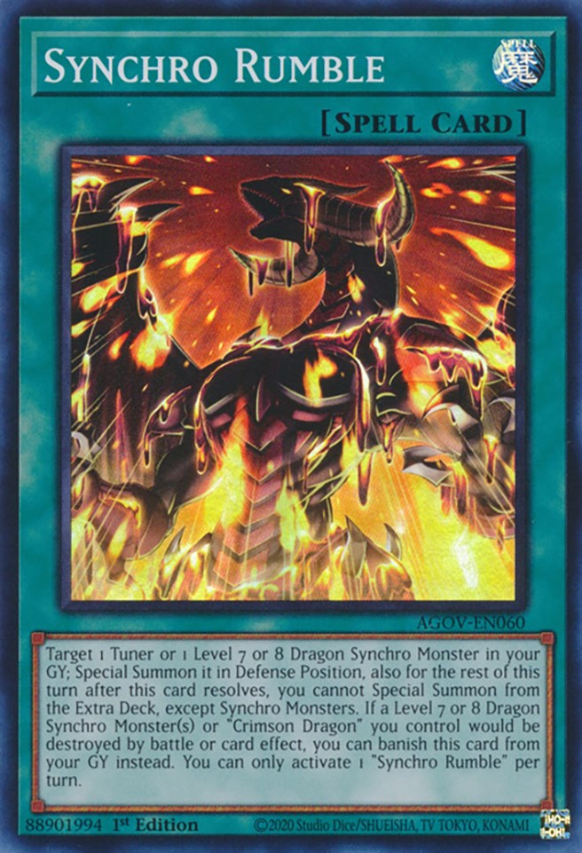 Synchro Rumble [AGOV-EN060] Super Rare | Exor Games Summserside