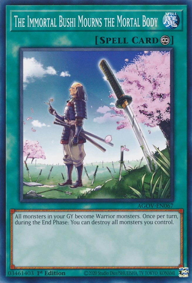 The Immortal Bushi Mourns the Mortal Body [AGOV-EN067] Common | Exor Games Summserside