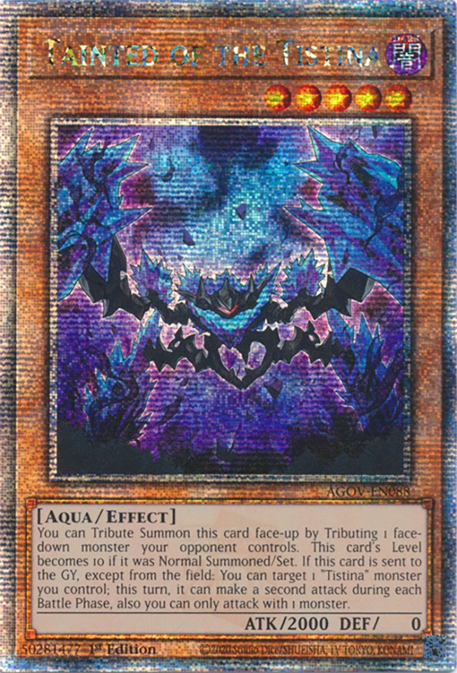 Tainted of the Tistina (Quarter Century Secret Rare) [AGOV-EN088] Quarter Century Secret Rare | Exor Games Summserside