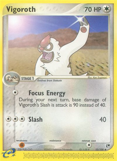 Vigoroth (52/100) [EX: Sandstorm] | Exor Games Summserside