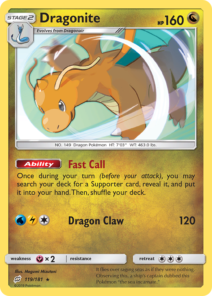 Dragonite (119/181) [Sun & Moon: Team Up] | Exor Games Summserside