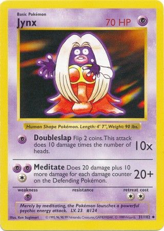 Jynx (31/102) [Base Set Shadowless Unlimited] | Exor Games Summserside