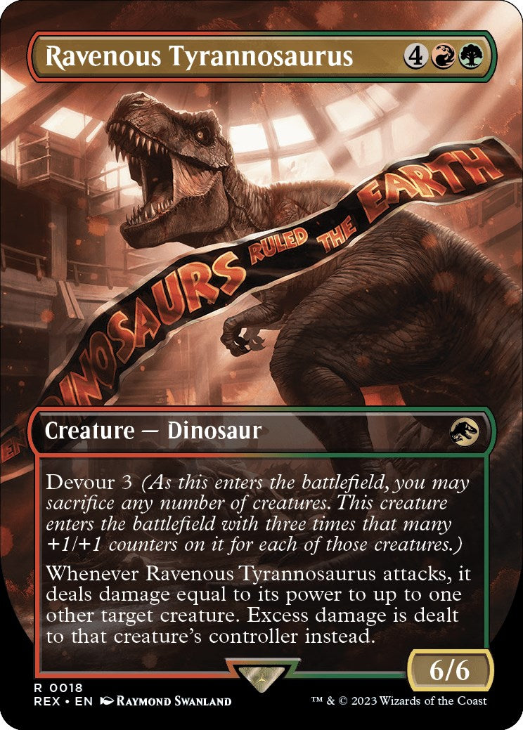 Ravenous Tyrannosaurus (Borderless) [Jurassic World Collection] | Exor Games Summserside