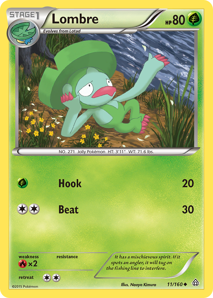 Lombre (11/160) [XY: Primal Clash] | Exor Games Summserside