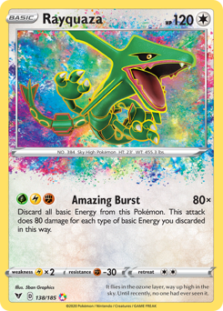 Rayquaza (138/185) [Sword & Shield: Vivid Voltage] | Exor Games Summserside