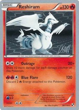 Reshiram (26/114) (Reshiphlosion - Christopher Kan) [World Championships 2011] | Exor Games Summserside