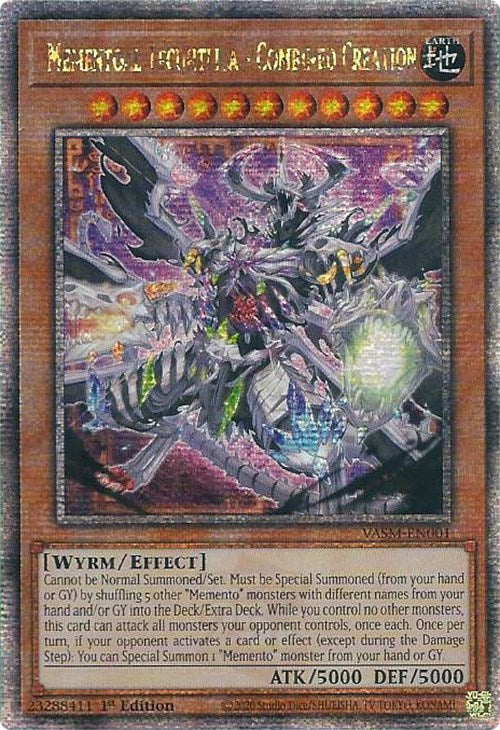 Mementoal Tecuhtlica - Combined Creation (Quarter Century Secret Rare) [VASM-EN001] Quarter Century Secret Rare | Exor Games Summserside